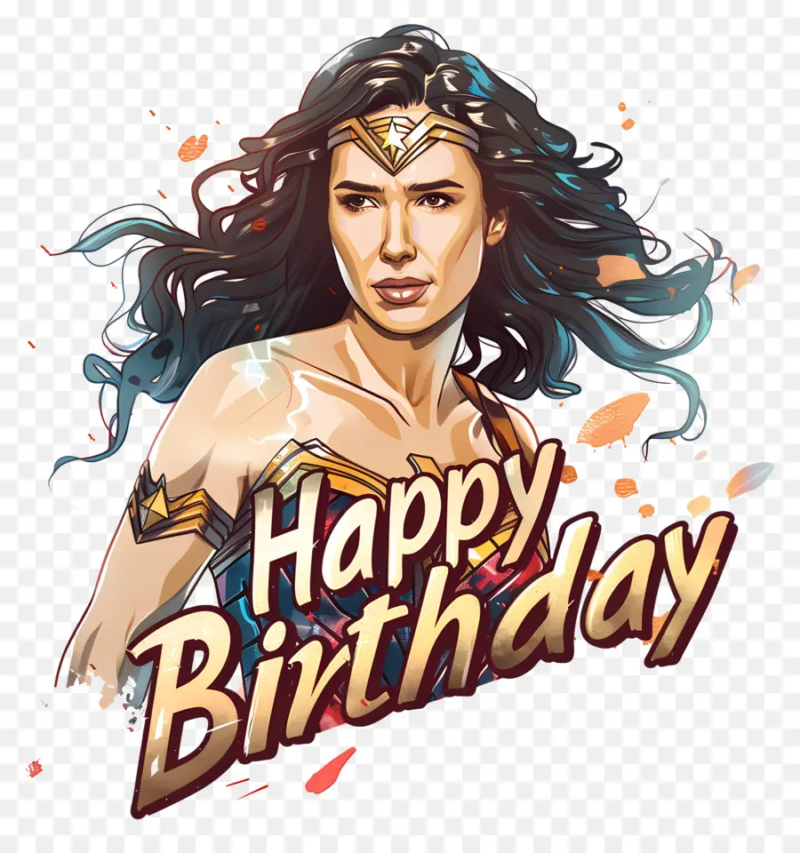 Aniversário，Wonderwoman PNG