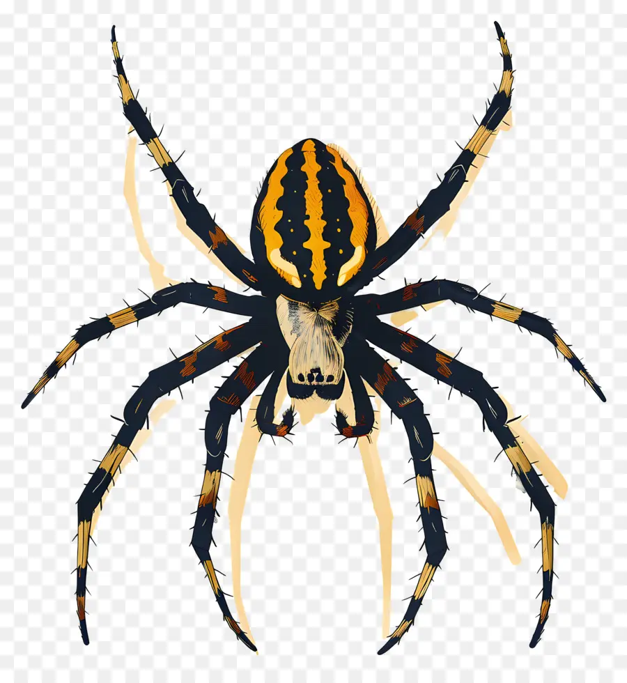 Aranha，Amarelo PNG