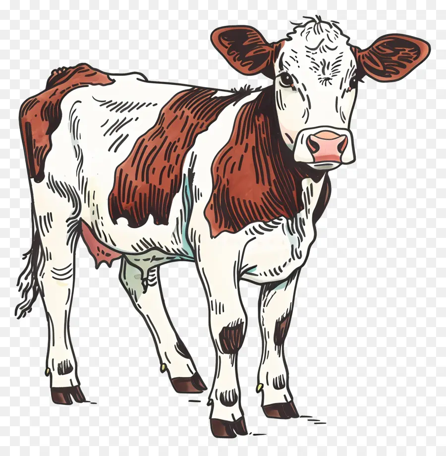 Cartoon Cow，Cow PNG