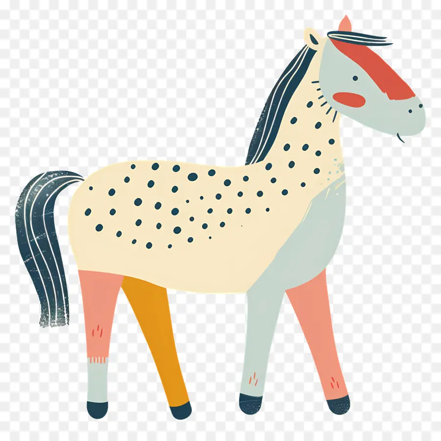 Bonito Cavalo，Desenho Animado Cavalo PNG