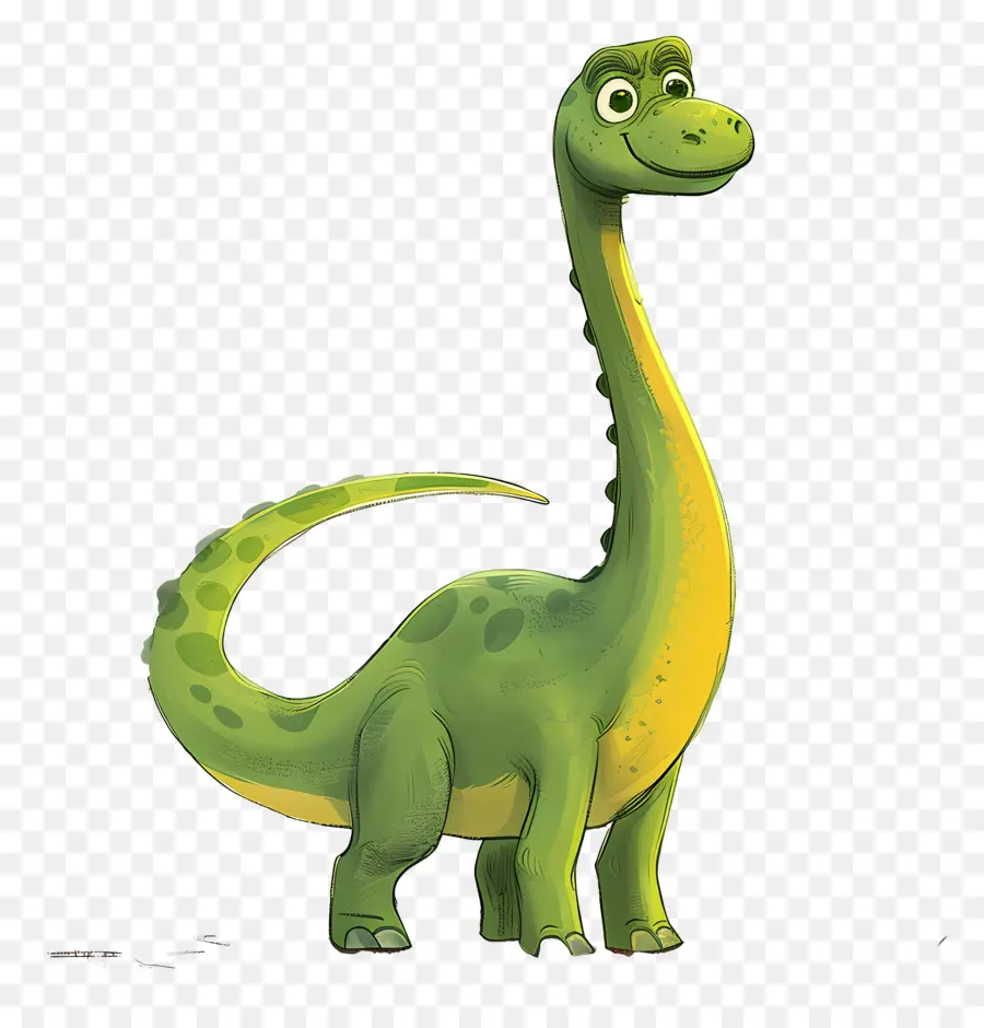 Dinossauro Do Desenho Animado，Dinossauro Verde PNG