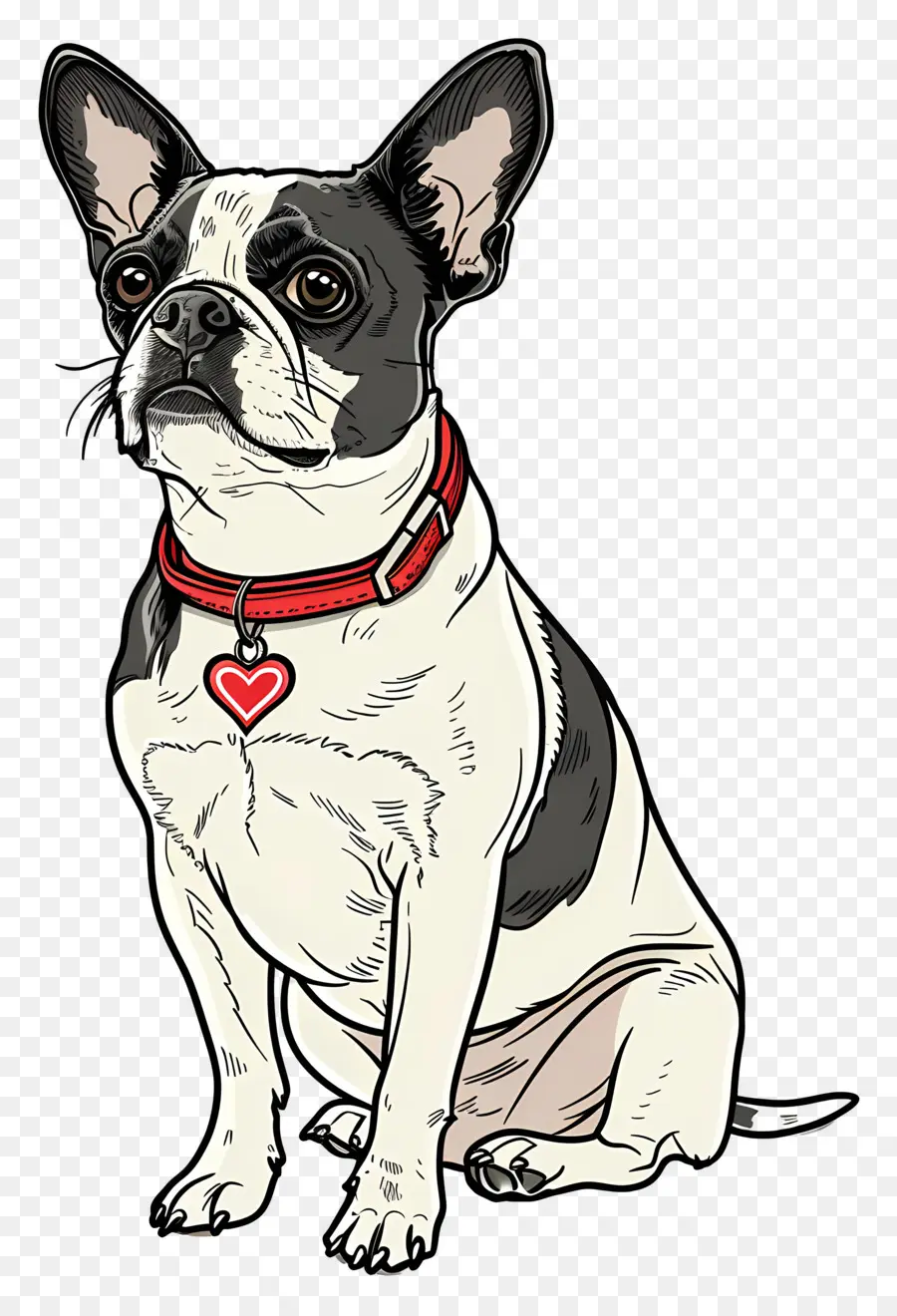 Cão Dos Desenhos Animados，Bulldog Francês PNG