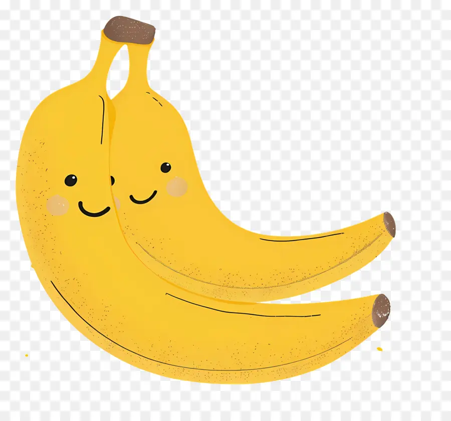 Bonito Banana，Bananas Sorridentes PNG