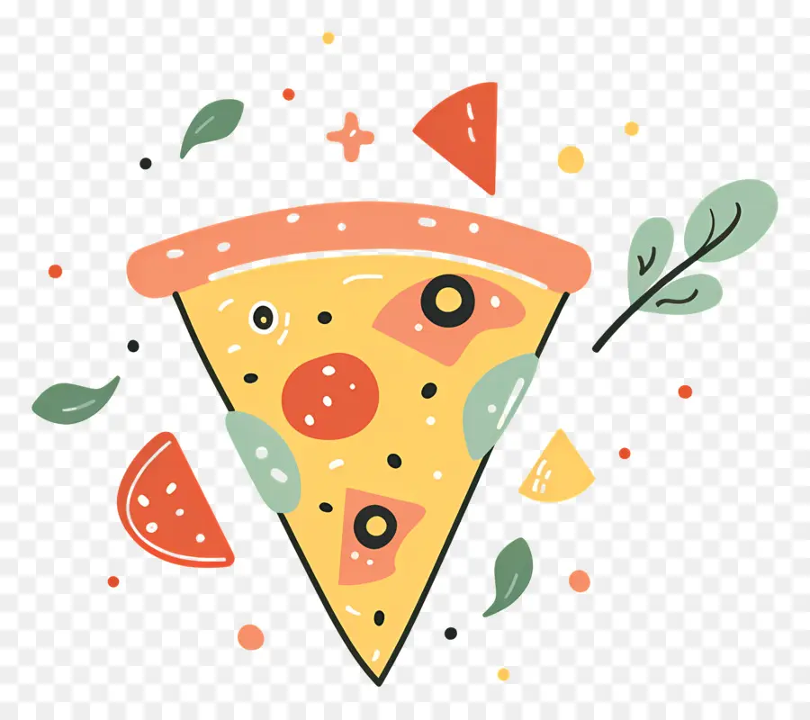 Pizza Fofa，Pizza PNG