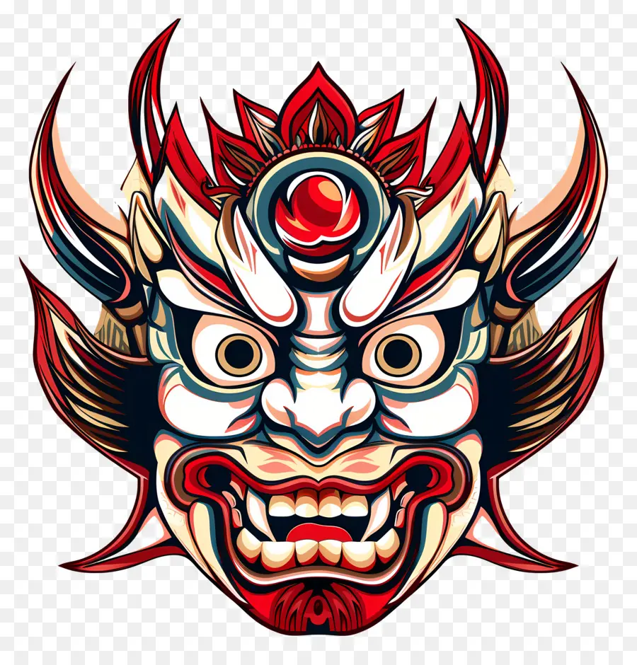 Máscara Cultural，Demônio Máscara PNG