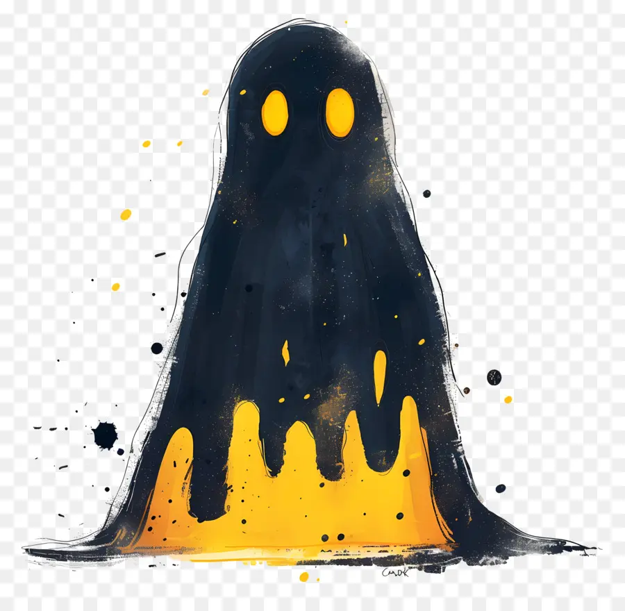 Ghost，Pintura Fantasma PNG