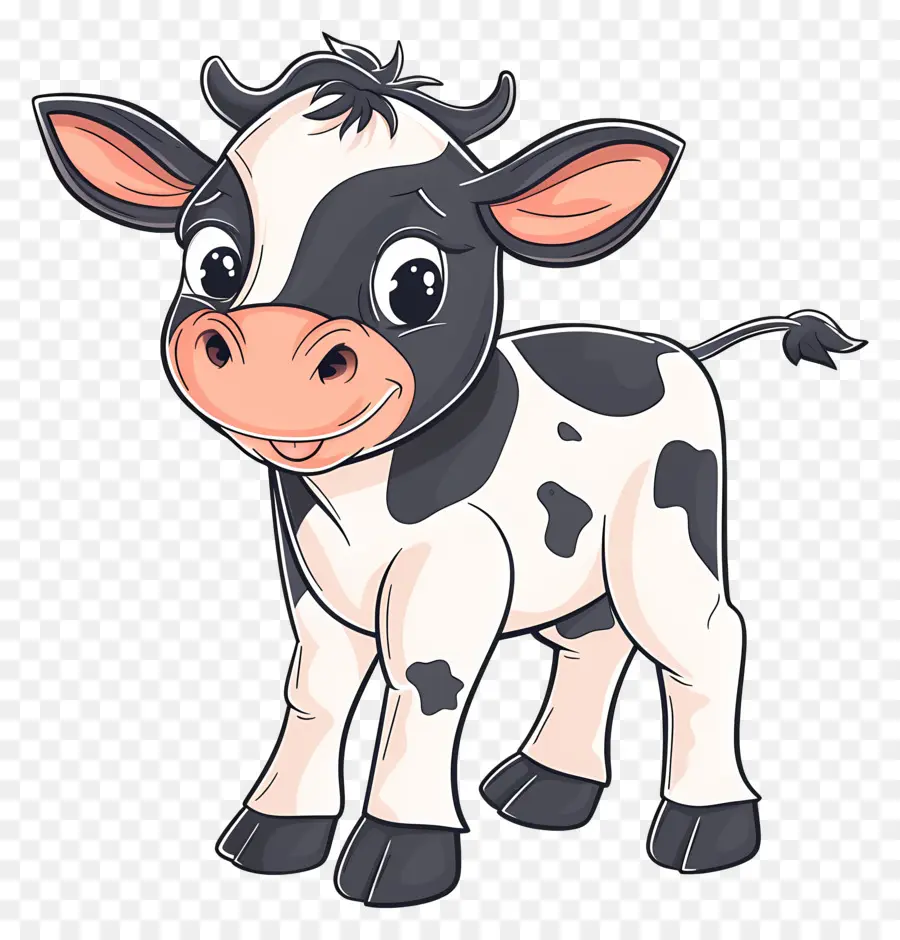 Vaca Bonito，Sorrindo Vaca PNG
