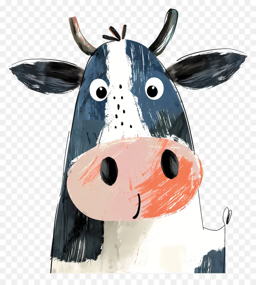 Vaca Bonito，Cartoon Cow PNG