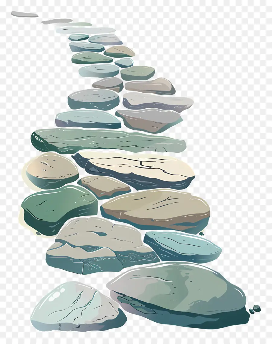 Caminho De Pedra，Desenho A Lápis PNG