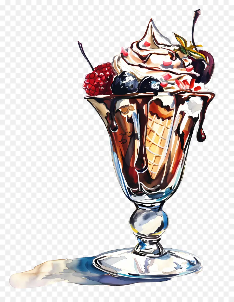 Sundae De Sorvete，Sorvete PNG