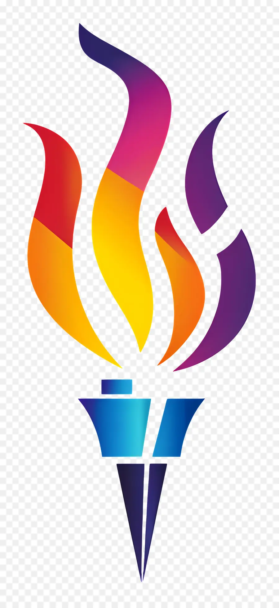 Tocha Olímpica，Logo Design PNG