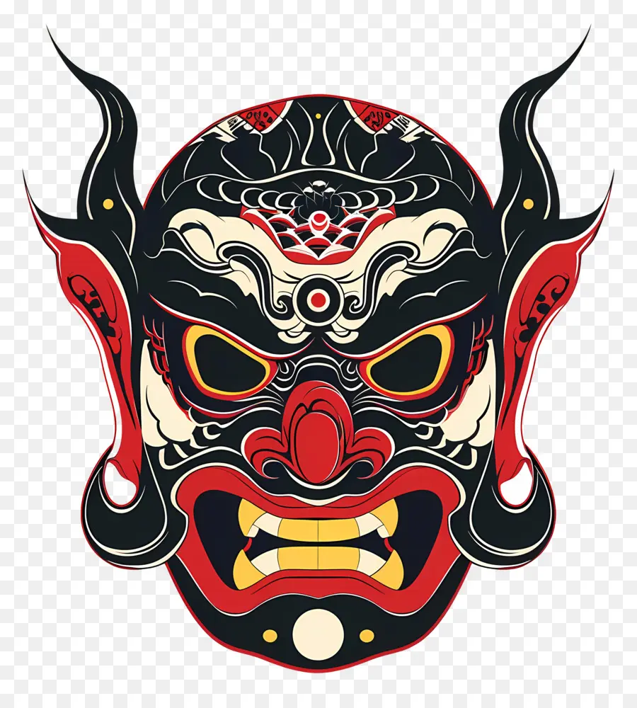 Máscara Cultural，Máscara Asiática PNG