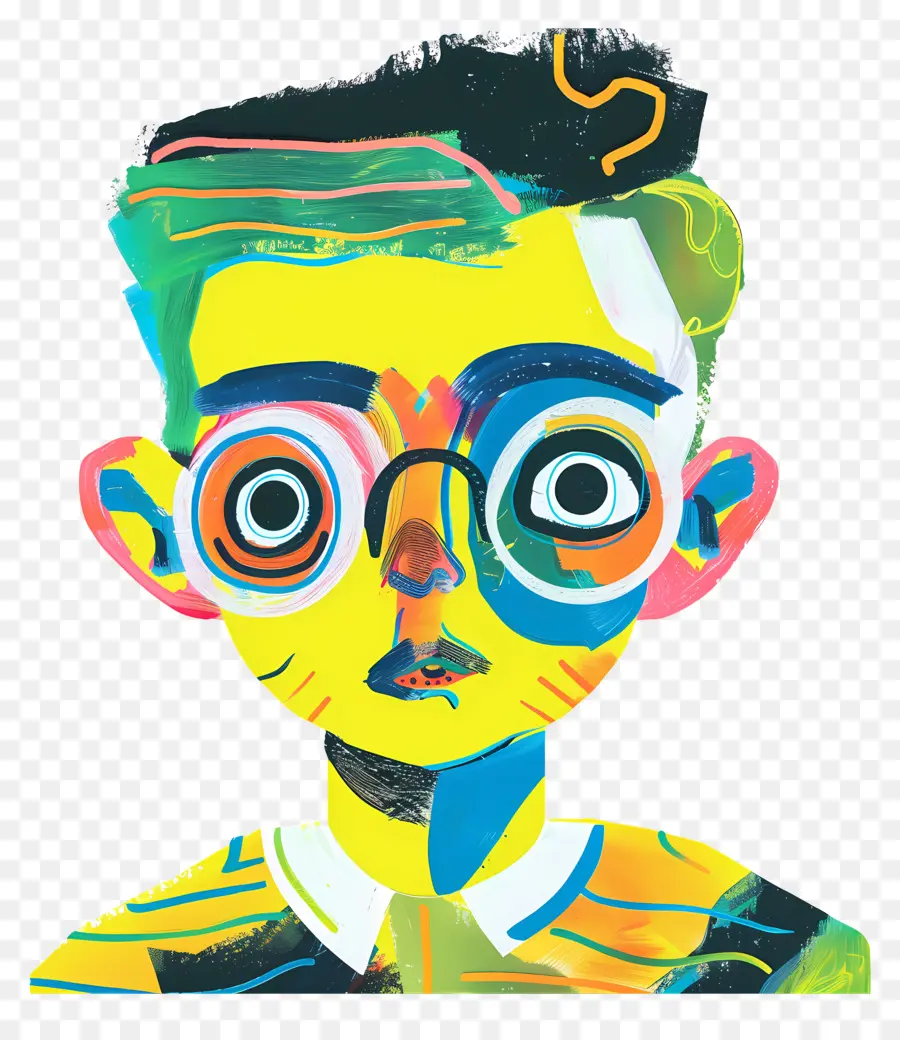Criança，Homem Com óculos PNG