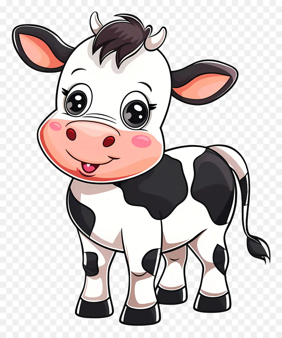 Vaca Bonito，Cartoon Cow PNG