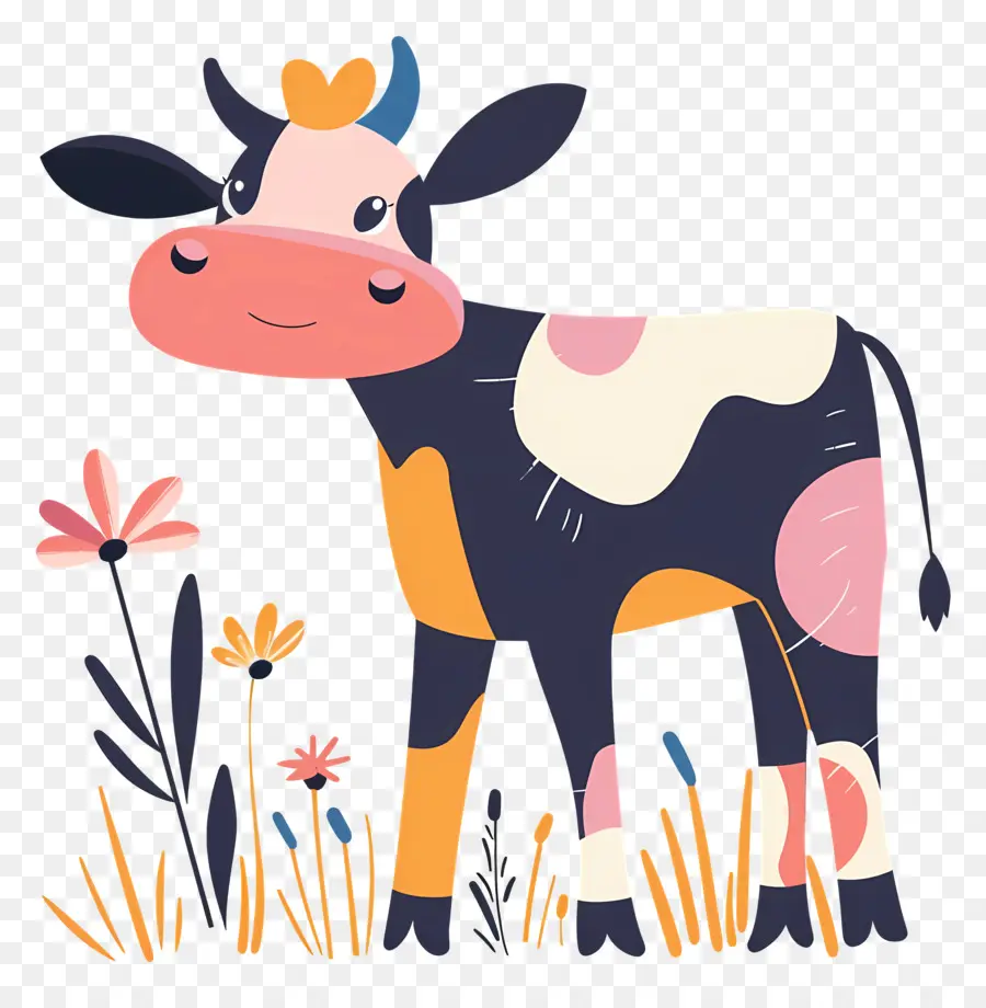 Vaca Bonito，Flores PNG