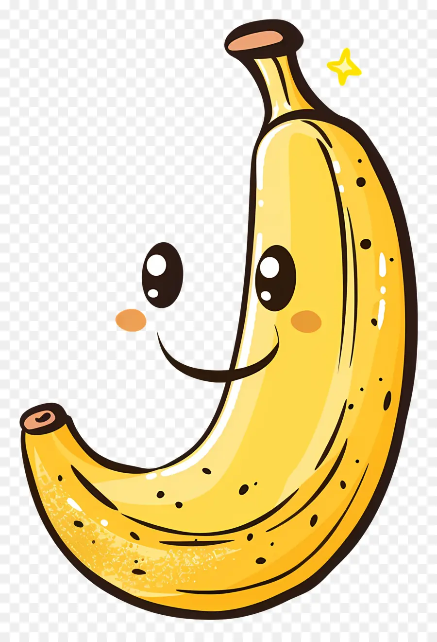 Bonito Banana，Banana Dos Desenhos Animados PNG