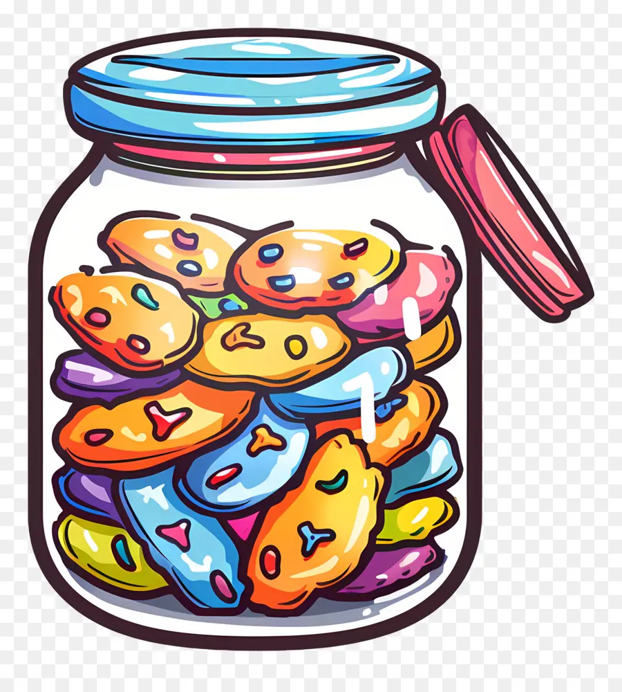 Cookie Jar，Jarra De Vidro PNG