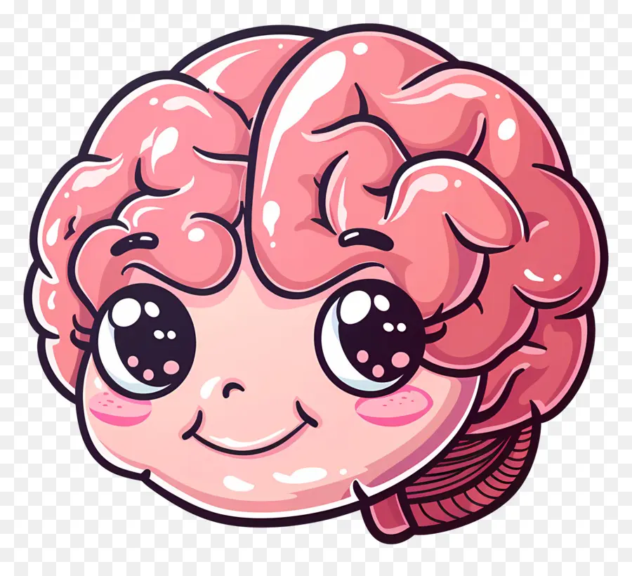 Bonito Cérebro，Bonito Dos Desenhos Animados PNG