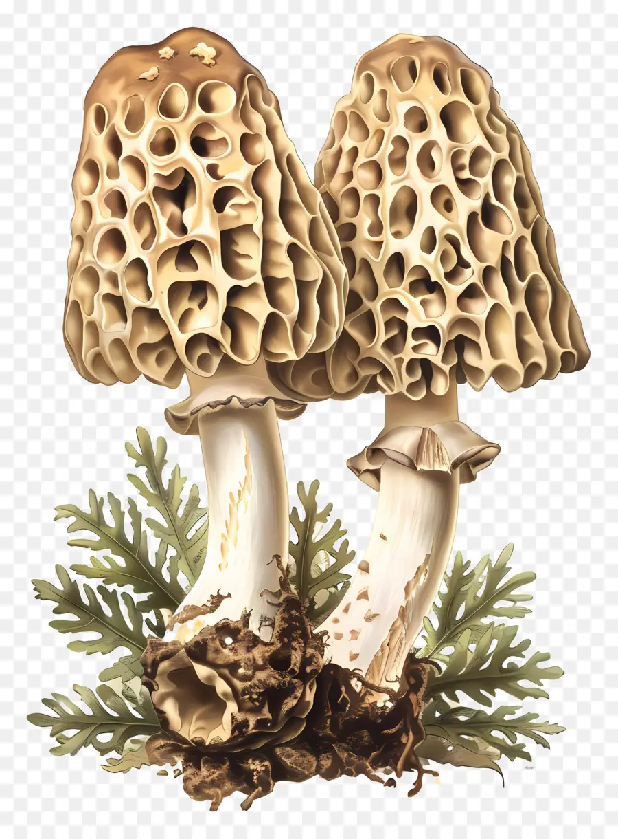 Morel Cogumelo，Cogumelos PNG