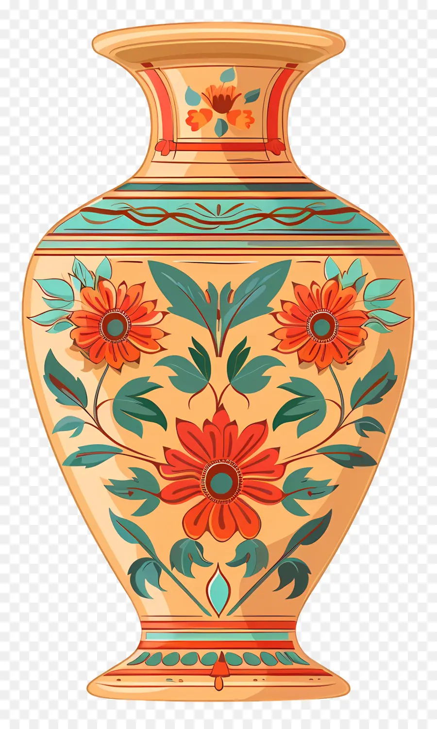 Vaso Antigo，Vaso Floral PNG