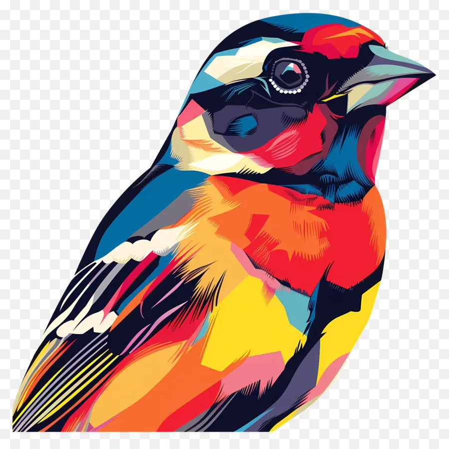 Aves，Pássaro Multicolorido PNG