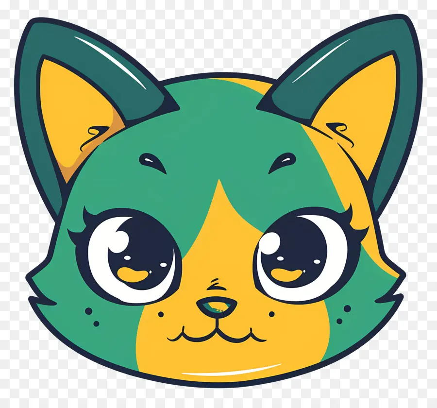 Gato Bonito Rosto，Gato Dos Desenhos Animados PNG