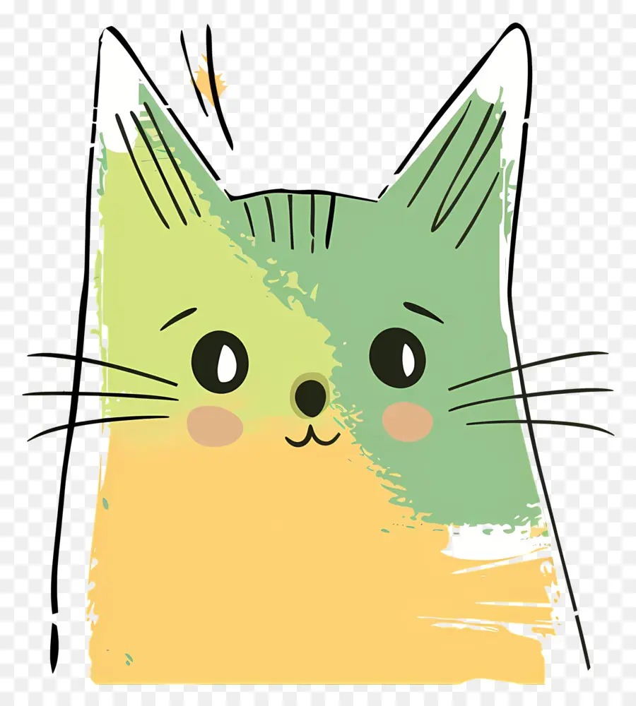 Gato Espreitador，Gato Dos Desenhos Animados PNG