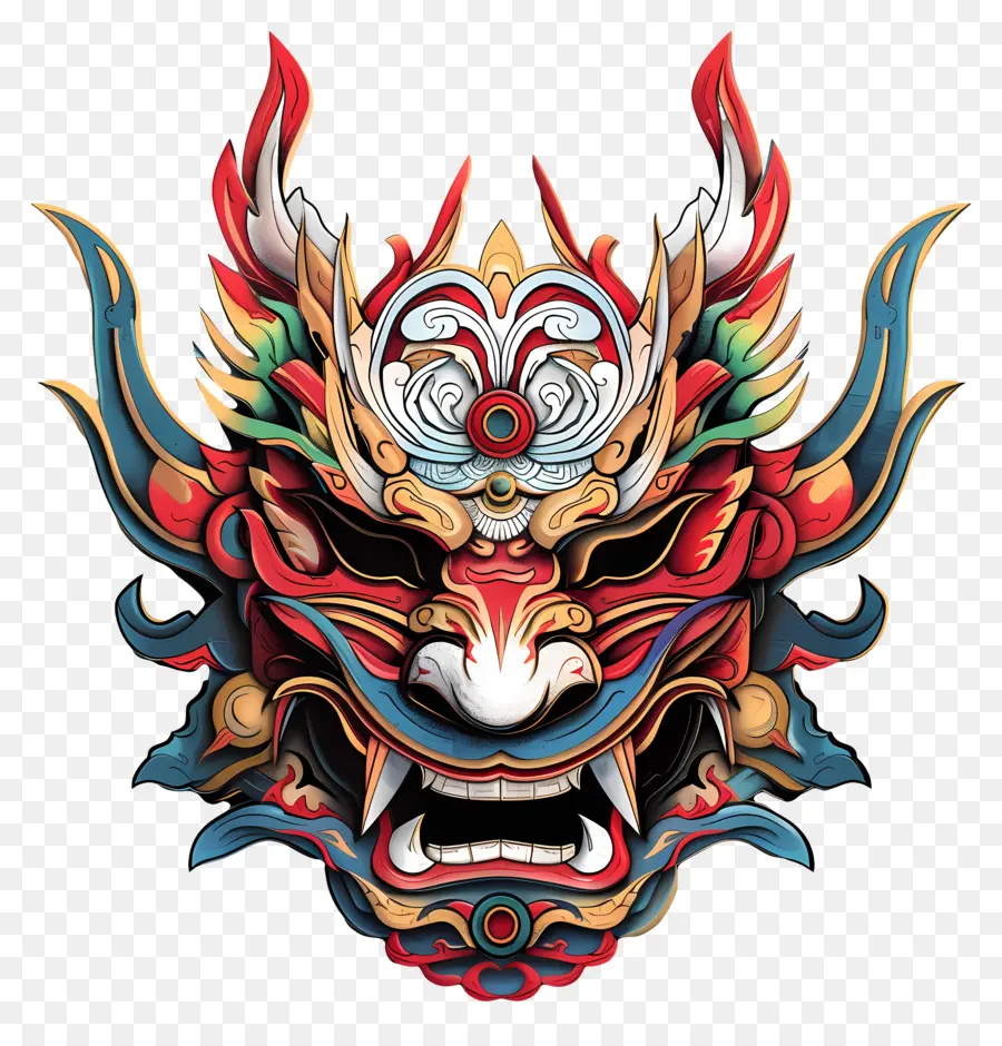 Máscara Cultural，A Máscara Chinesa PNG