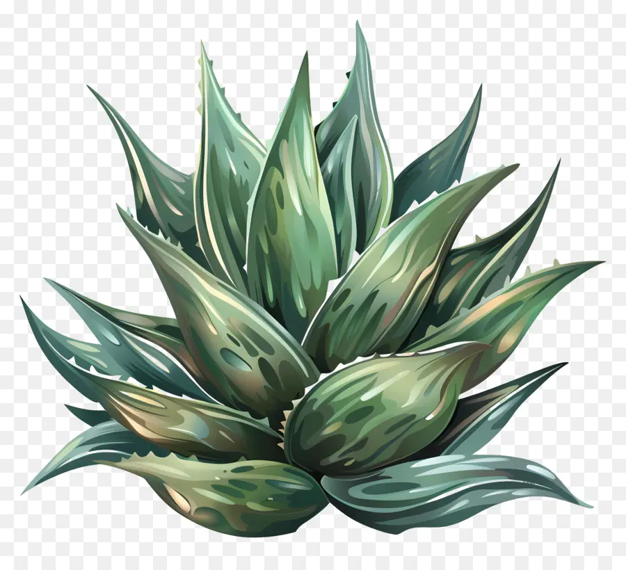 Aloe Vera，Suculenta PNG