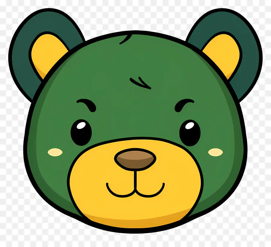 Rosto De Urso Fofo，Urso PNG