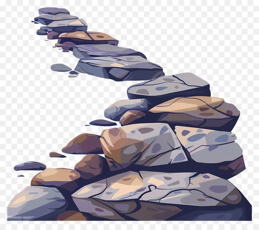 Caminho De Pedra，Trilha Da Montanha PNG