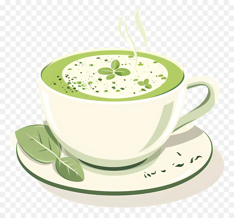 Matcha Chá，O Chá Verde PNG