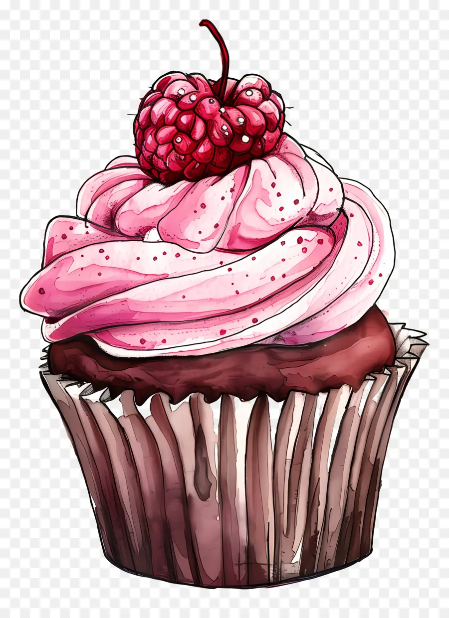 Cupcake，Cupcake De Chocolate PNG