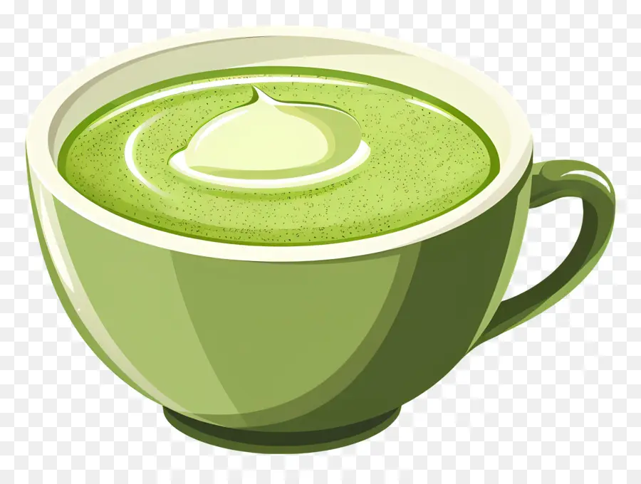 Chá Matcha，Chá Verde PNG