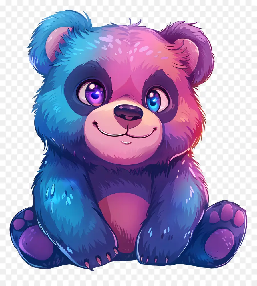 Urso Bonito，Urso Colorido PNG