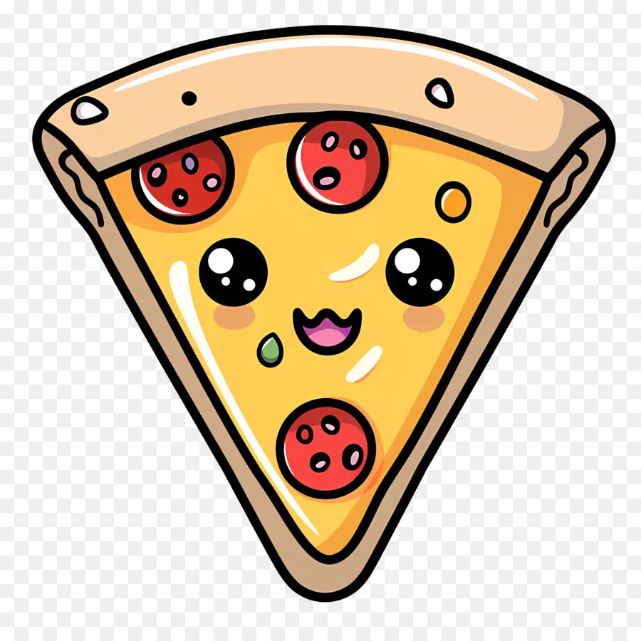 Pizza Fofa，Cartoon Pizza PNG