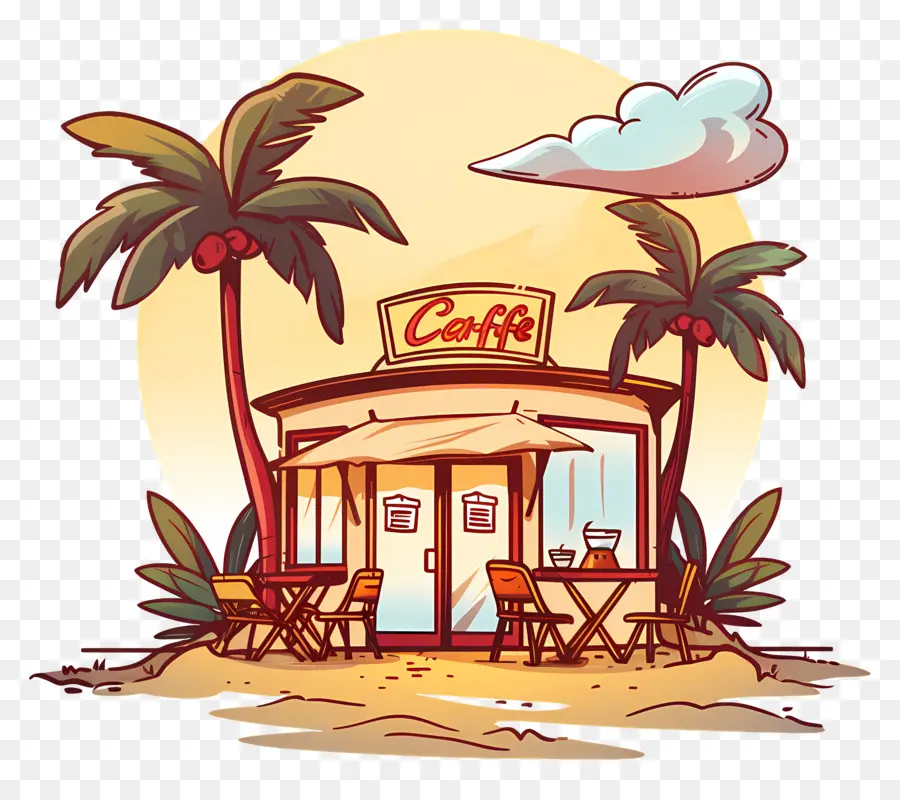 Café，Praia PNG