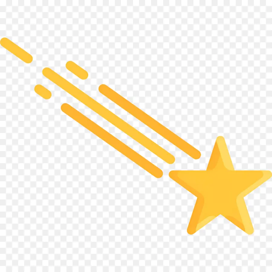Estrela Cadente，Estrela Amarela PNG