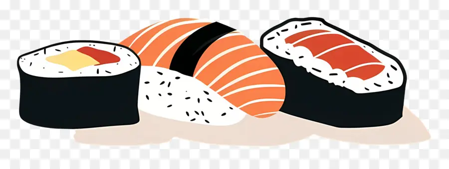 Sushi，Sushi Japonês PNG