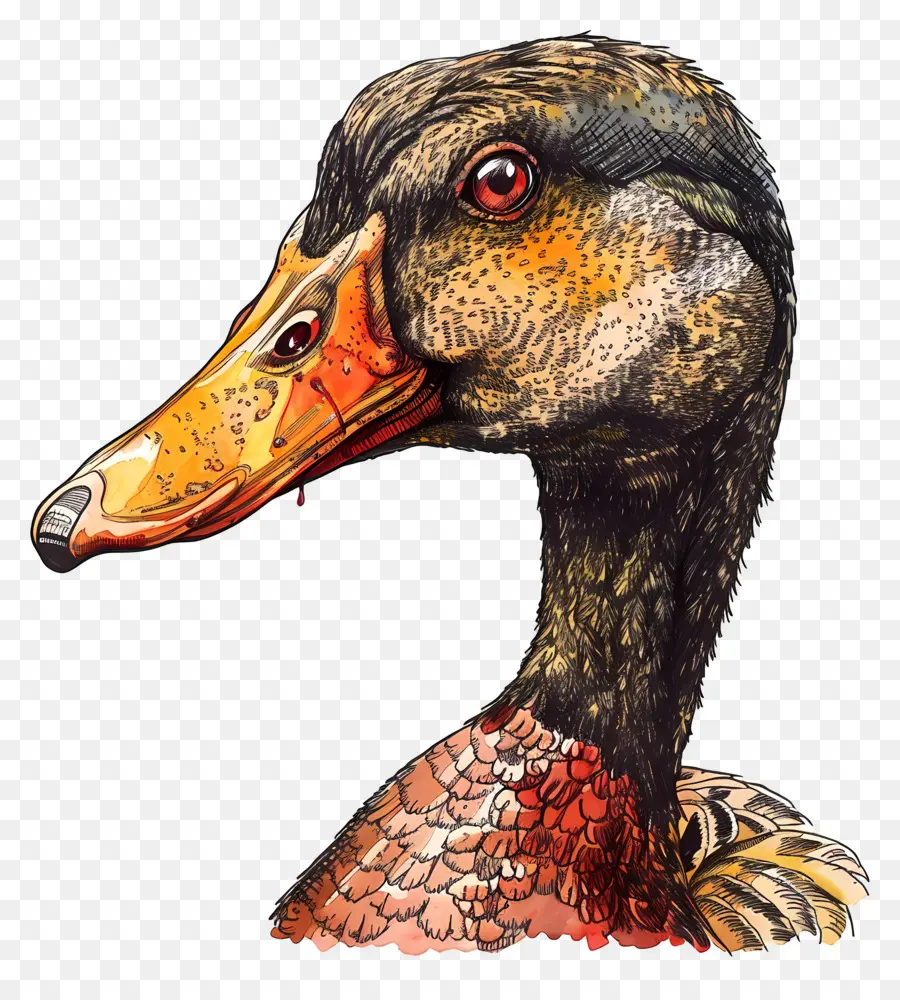 Pato，Desenho De Pato PNG