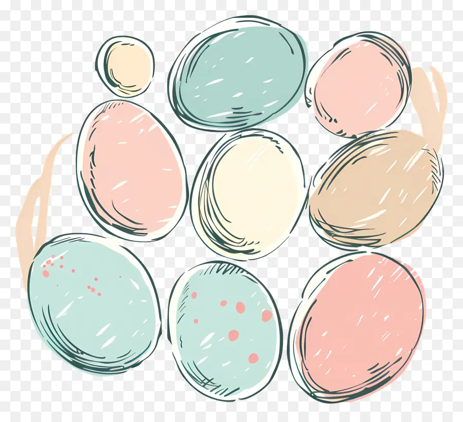 Eggs，Aquarela Ovos PNG