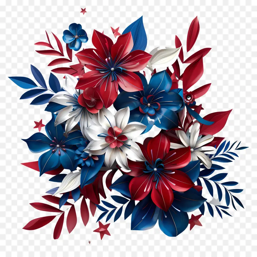 4 De Julho，Flores PNG