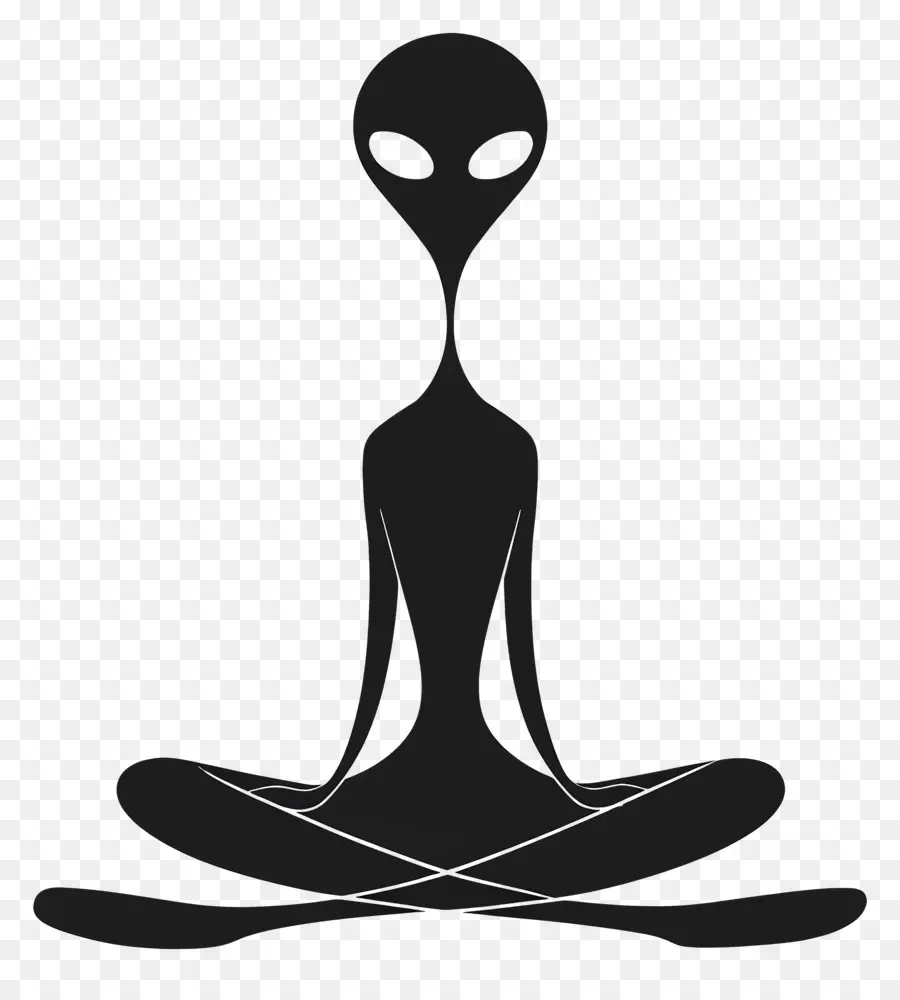 Alienígena，Meditando Alienígena PNG