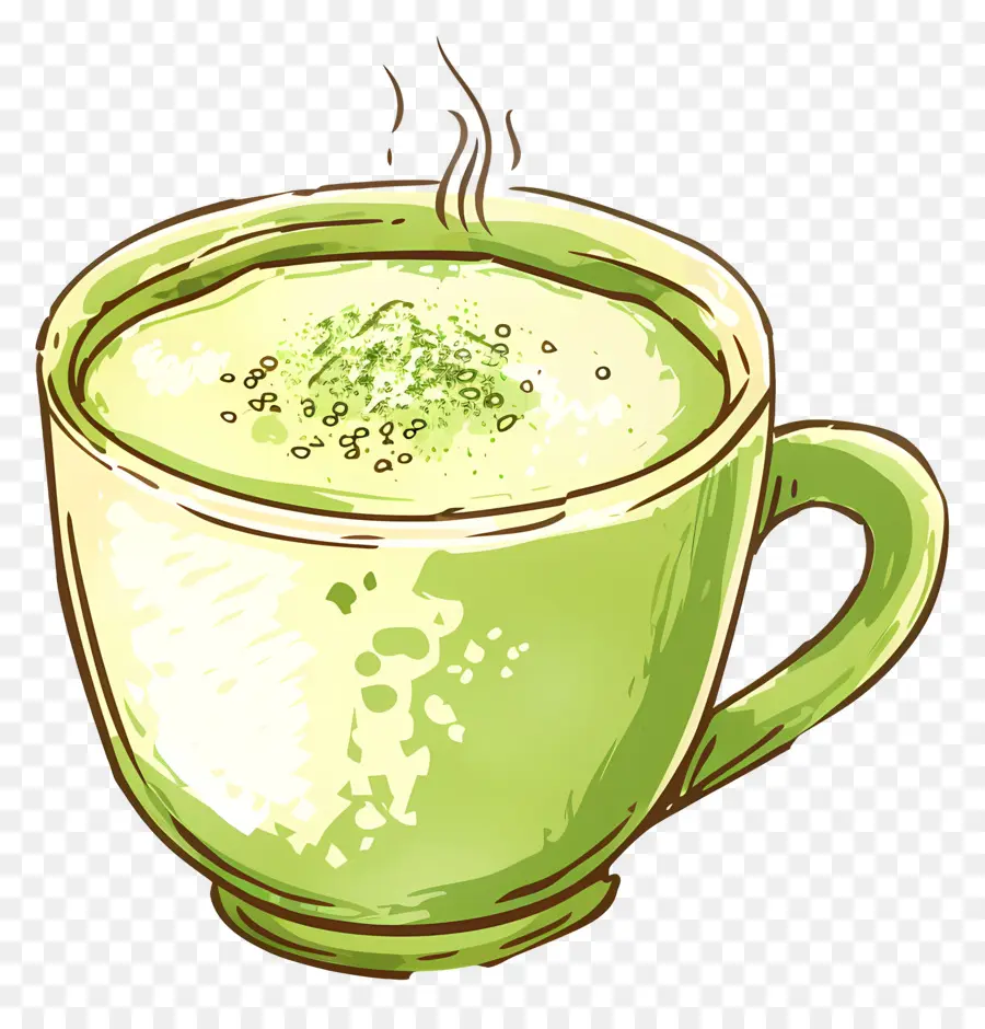 Chá Matcha，Xícara De Chá Verde PNG