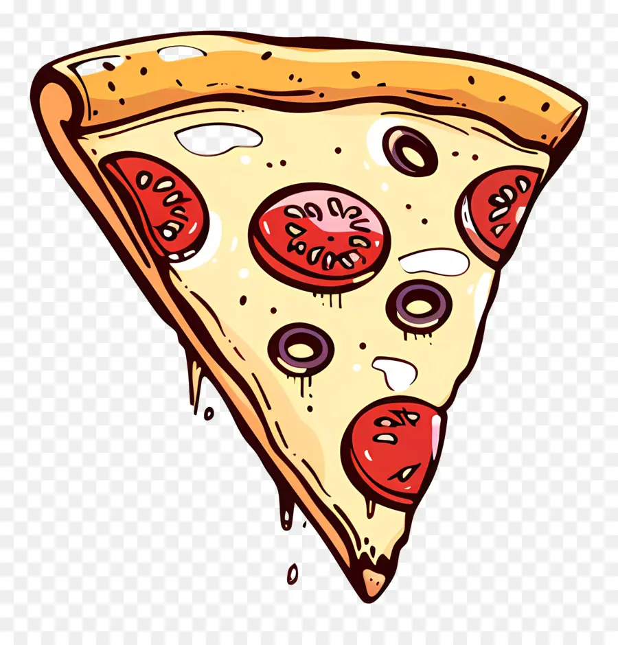 Pizza，Fatiar PNG