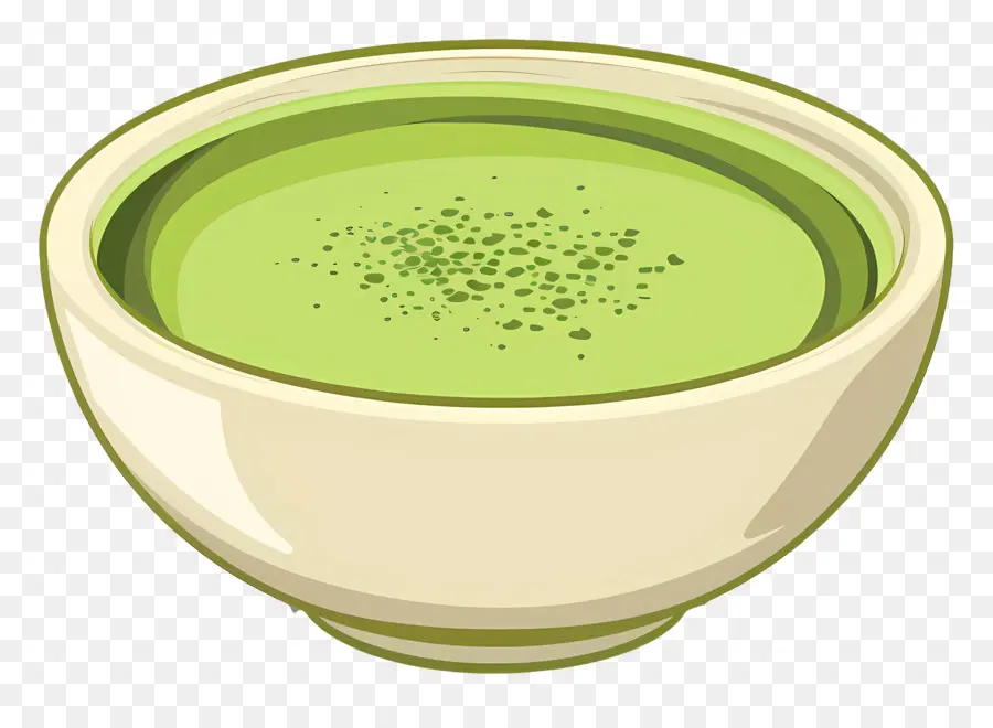 Chá Matcha，Sopa Verde PNG