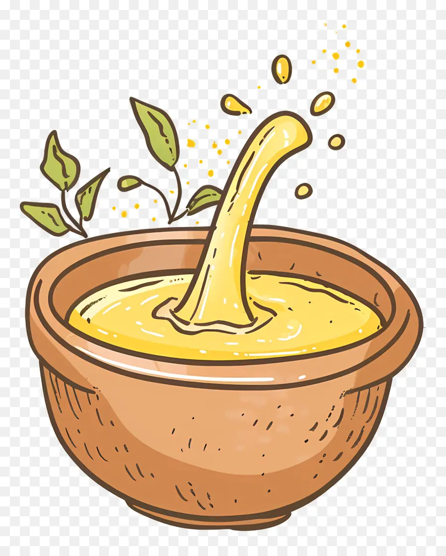 O Ghee，Líquido Amarelo PNG