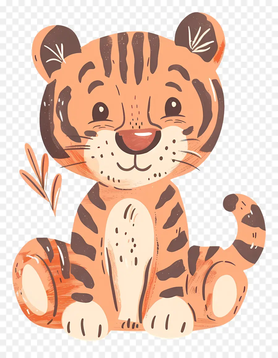 Tigre，Filhote PNG