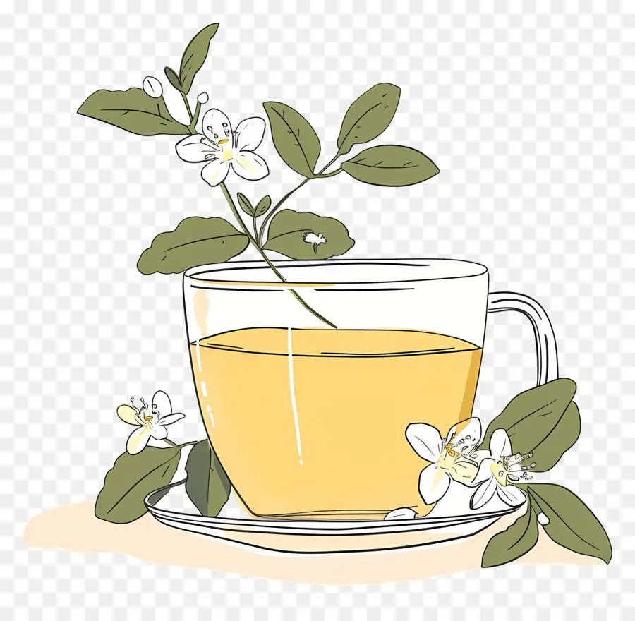 Chá De Jasmim，O Chá Verde PNG