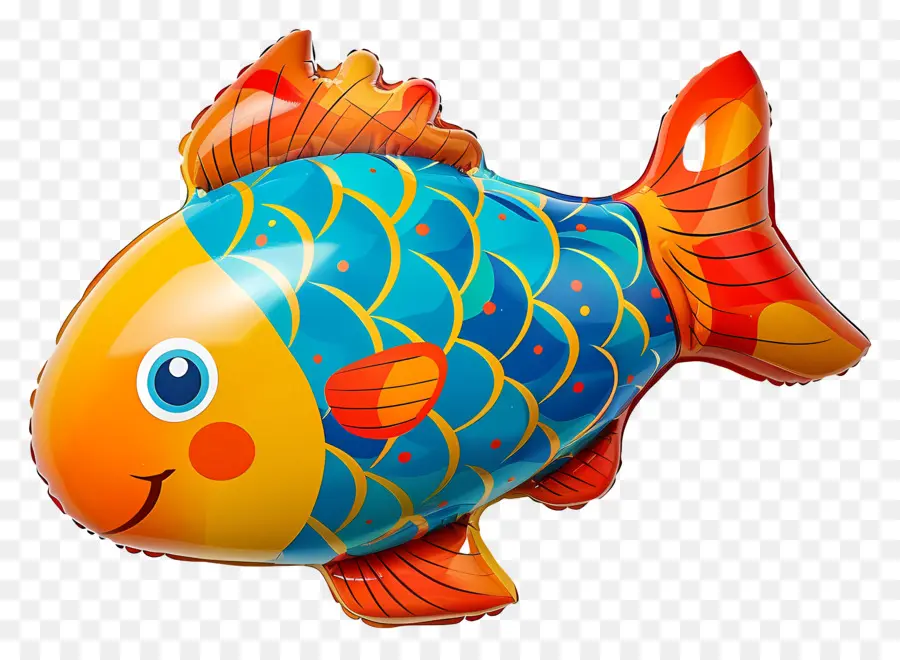 Flutuador De Piscina，Balão De Peixe Colorido PNG